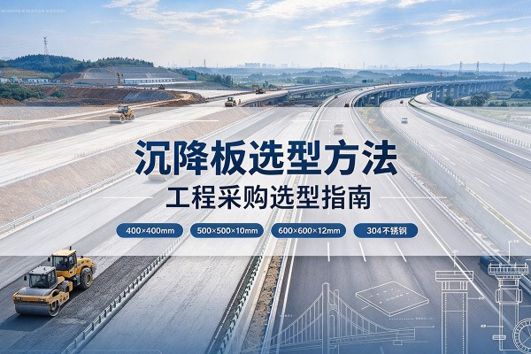 卡若沉降板选择方法