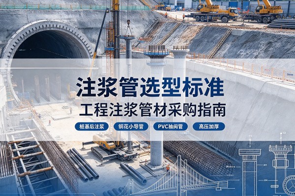 卡若注浆管选型标准