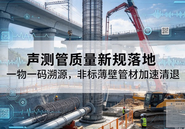 卡若声测管质量新规落地，一物一码溯源，非标薄壁管材加速清退