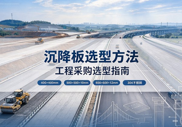 卡若沉降板选择方法